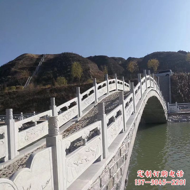 内江汉白玉路桥石栏杆雕塑