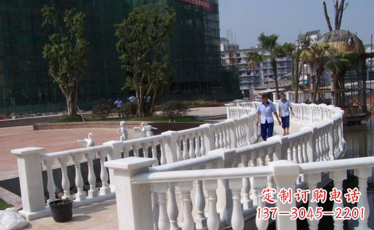 内江美轮美奂的汉白玉欧式栏杆雕塑