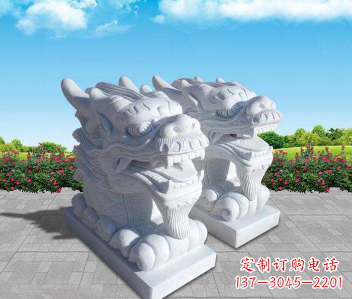 内江汉白玉喷泉石雕,点缀公园环境