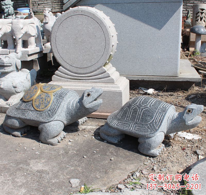 内江质朴弥足细节的乌龟雕塑