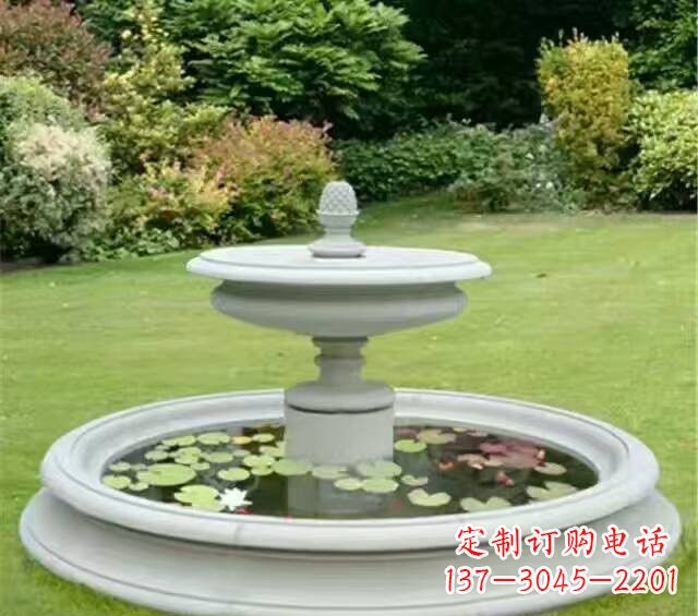 内江紫罗兰汉白玉喷泉雕塑
