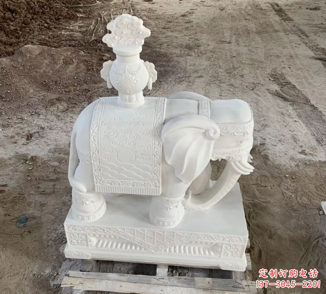 内江精美绝伦,汉白玉宝瓶雕塑