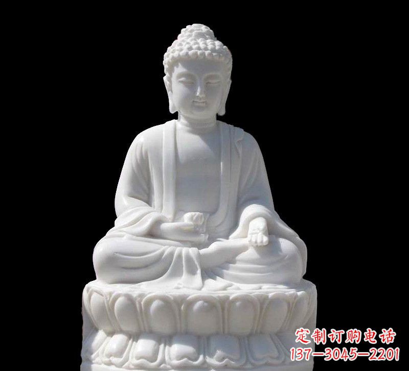 内江高品质汉白玉如来雕塑