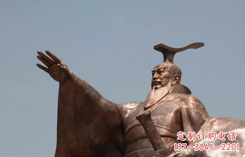 内江汉武帝铜雕,象征古代权力的神圣艺术