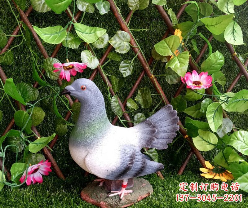 内江铁饰和平,艺术和爱的和平鸽雕塑