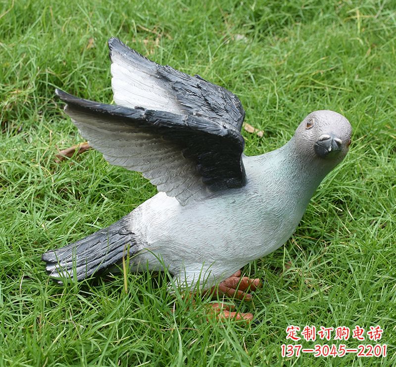 内江和平鸽雕塑:宣告世人的爱与和平