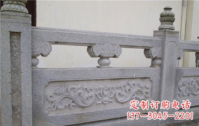 内江荷花浮雕石栏板