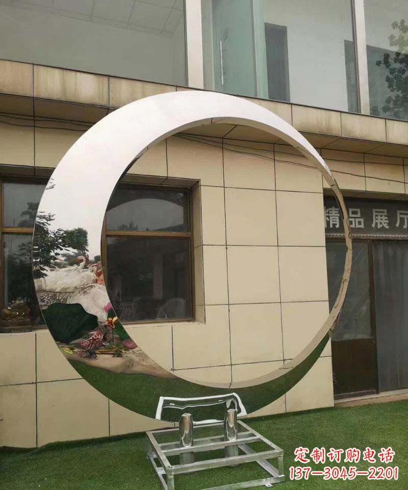内江完美的不锈钢圆环雕塑