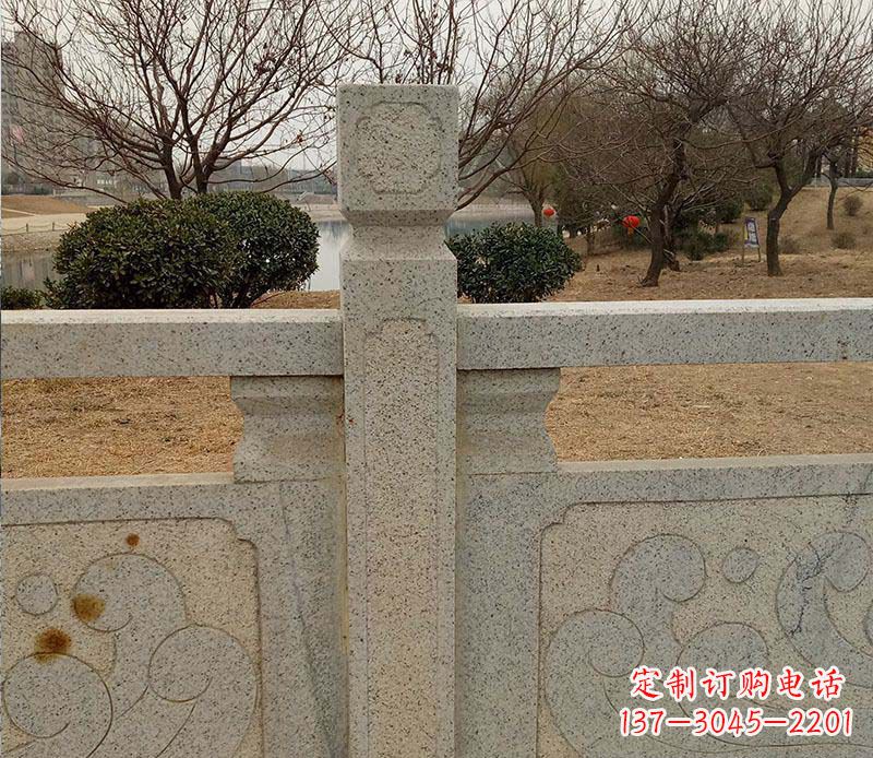 内江户外大理石栏板石雕 (2)