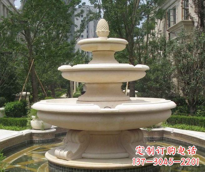 内江丰富精美的喷泉石雕