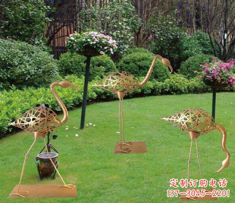 内江逼真大型火烈鸟雕塑