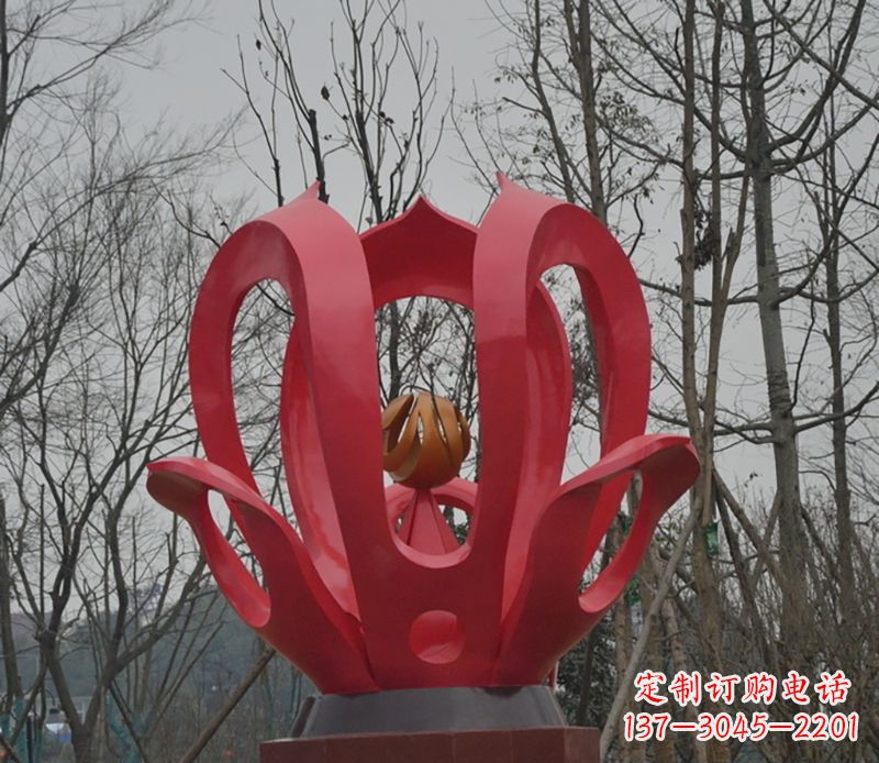 内江户外紫荆花雕塑