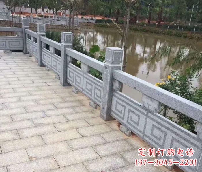 内江中领雕塑护城河建筑石雕栏板
