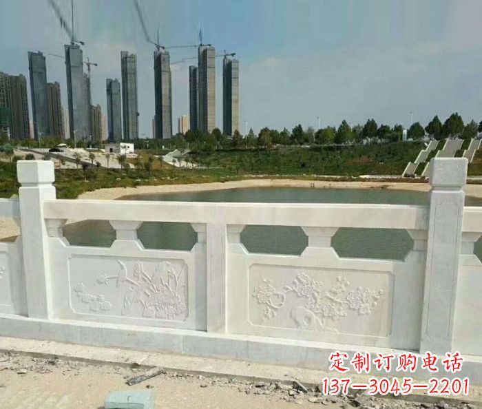 内江护城河建筑石雕栏板,精美绝伦