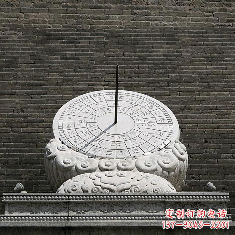 内江花岗岩古代计时器日晷雕塑