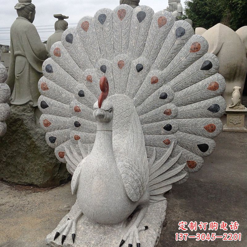 内江花岗岩孔雀雕塑——艺术与文化交融