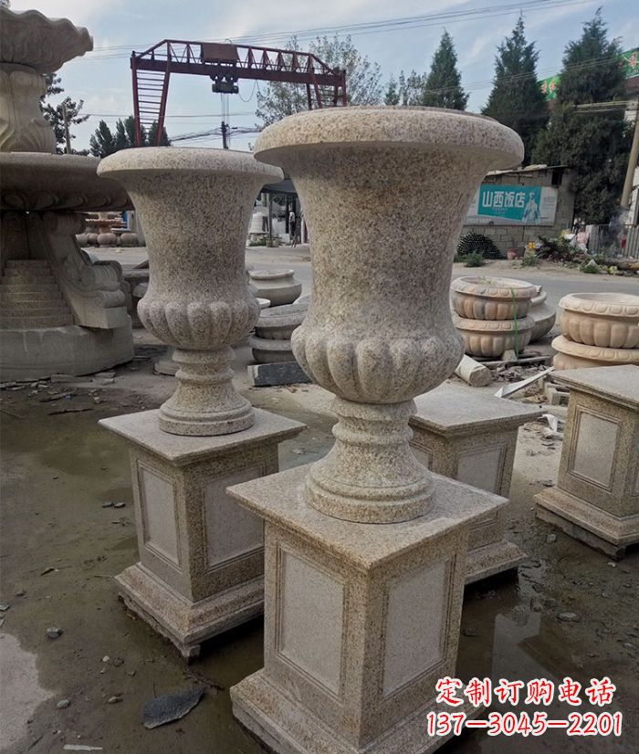 内江花岗岩欧式花钵花盆雕塑