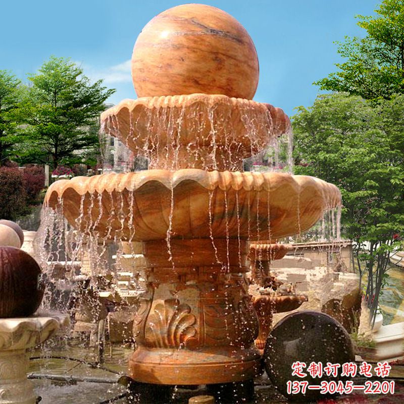 内江花岗岩石雕塑风水球,汇聚优雅与高贵