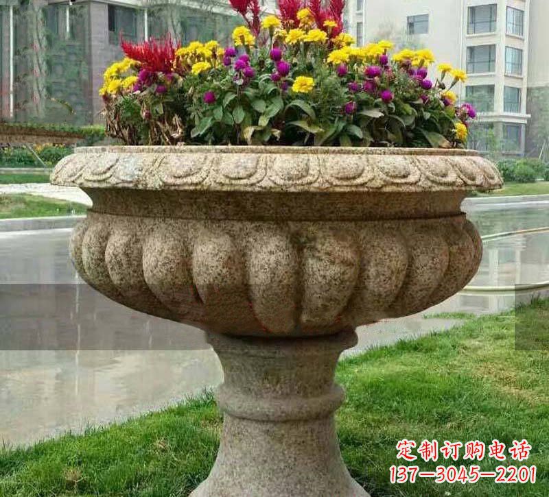 内江花岗岩小区花盆石雕