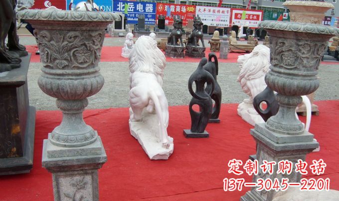 内江花盆公园景观石雕