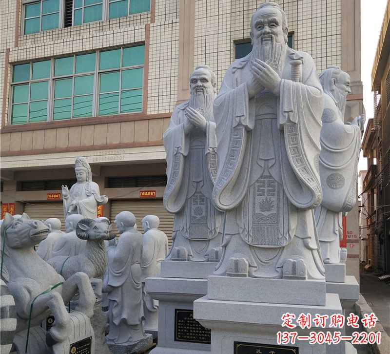 内江华农孔子像,传承文明之美