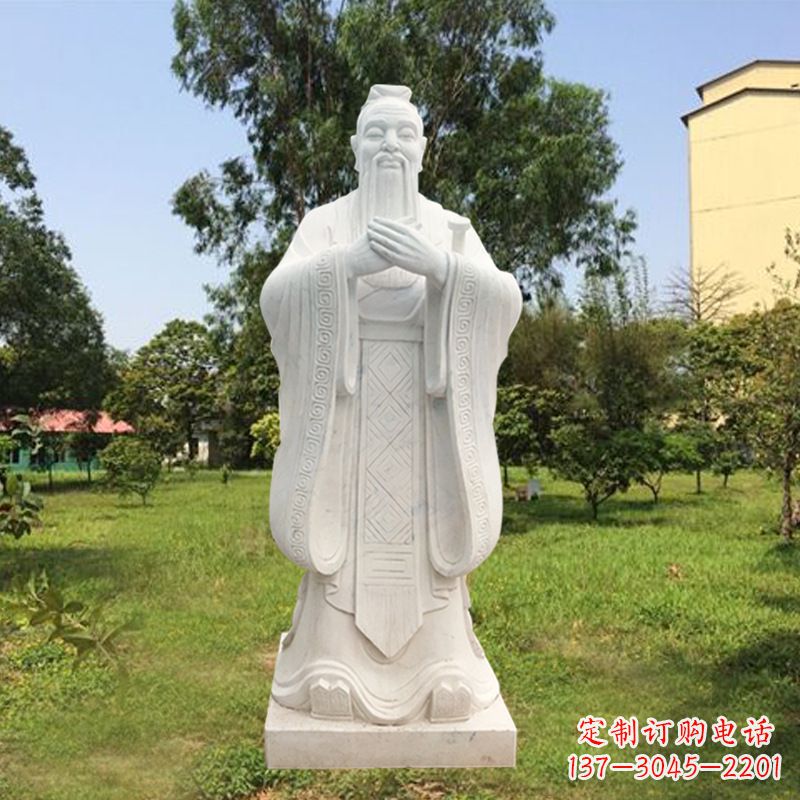 内江精雕细作,欣赏华师孔子雕塑