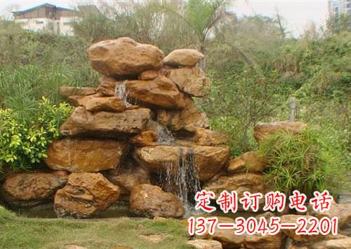 内江黄蜡石假山雕塑,古典美感与精细工艺的完美结合