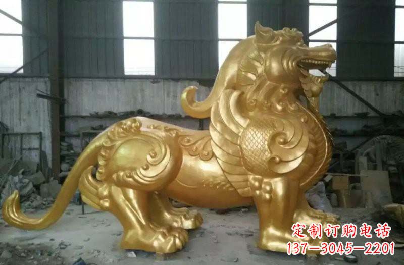 内江精致定制黄铜貔貅雕塑