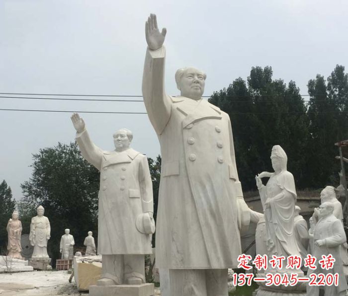 内江挥手毛主席校园伟人石雕