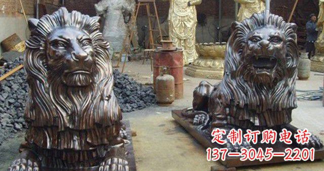 内江汇丰铜狮子