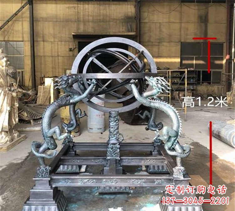 内江浑天仪古代仪器校园景观雕塑