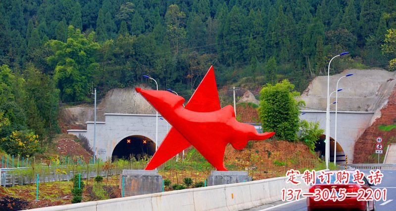 内江不锈钢五角星雕塑——把美好变成珍藏
