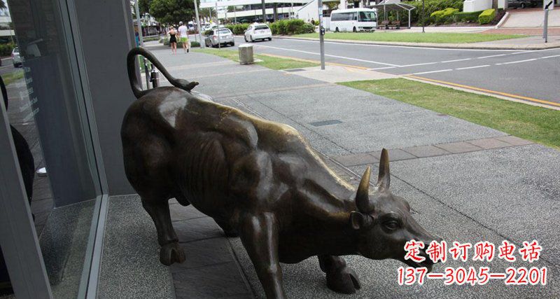 内江街边特色动物铜雕,精雕细琢,立体逼真