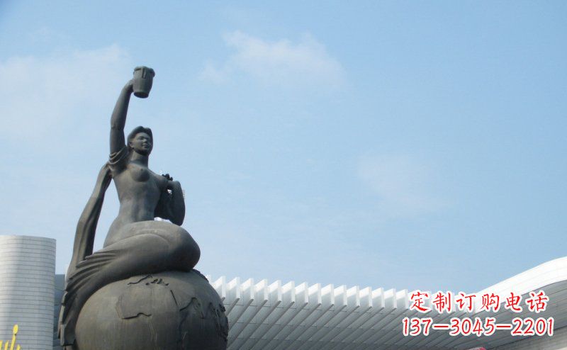 内江中领雕塑推出的精美雕塑——铜铸地球塑像,…