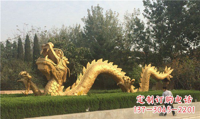 内江金龙公园铜雕景观雕塑