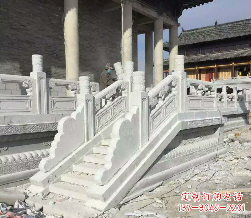 内江大理石栏板石雕,精美绝伦,让建筑锦上添花