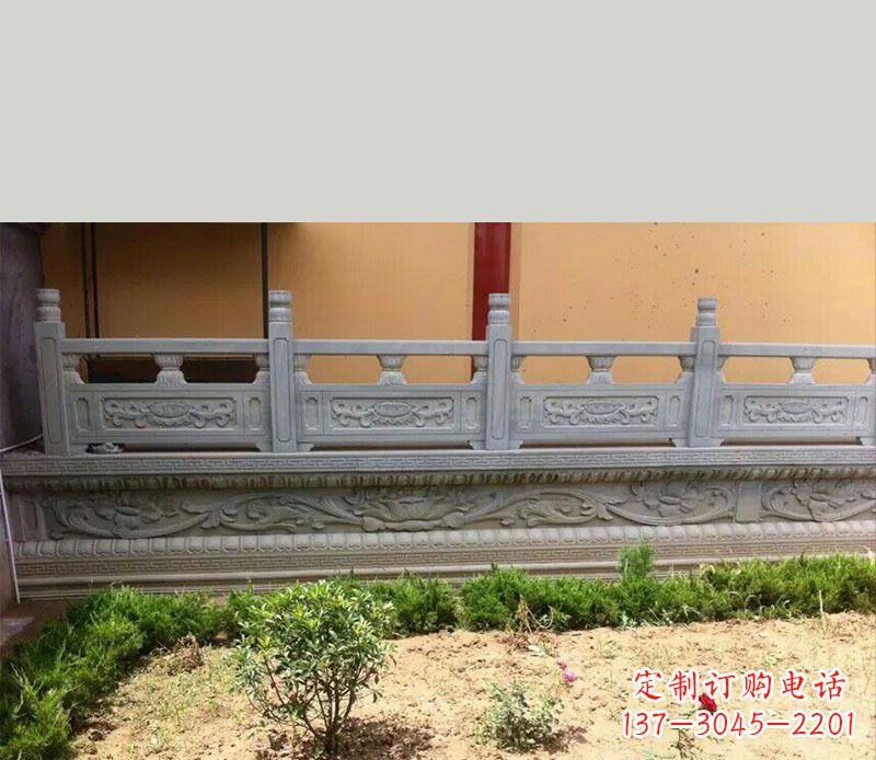内江尊贵而古典的大理石栏板雕塑