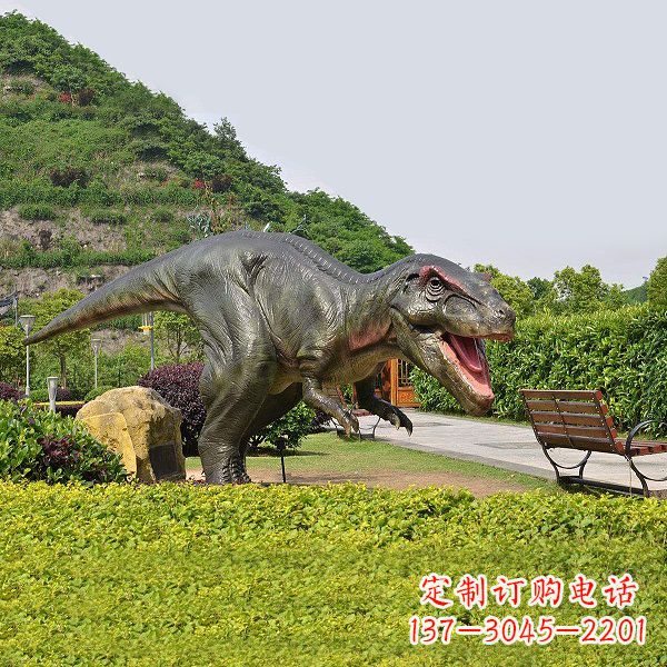 内江精美玻璃钢制霸王龙雕塑