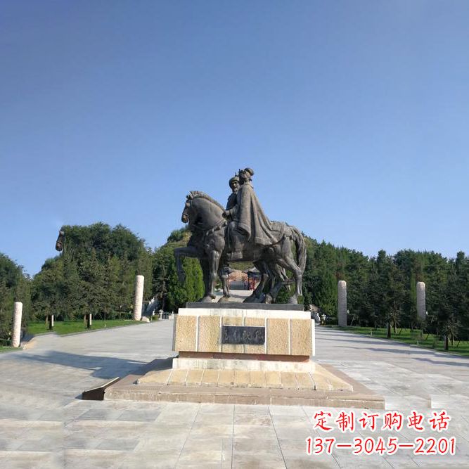 内江王昭君雕塑,象征传承君臣之义