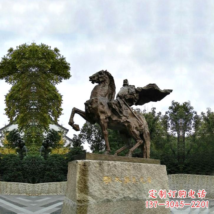 内江华夏文明领袖朱元璋铜雕塑