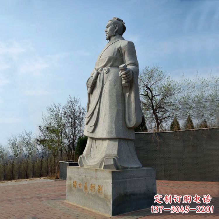 内江中国荆轲铜雕塑,给景区广场趣味增添历史感