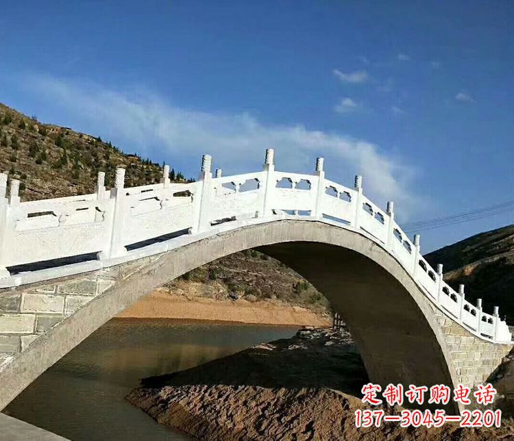 内江景区汉白玉拱桥雕塑