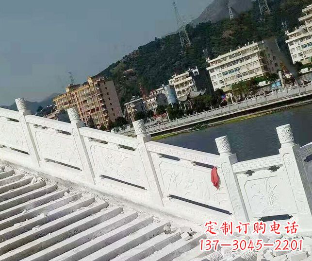 内江景区汉白玉栏板石雕