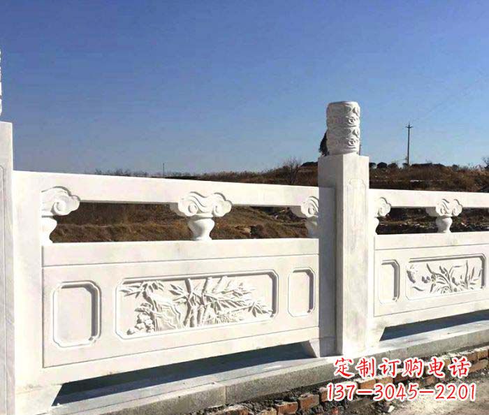 内江泰安中领雕塑汉白玉石浮雕栏板