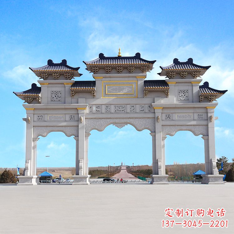 内江牌坊雕塑定制,让您的景点更出彩