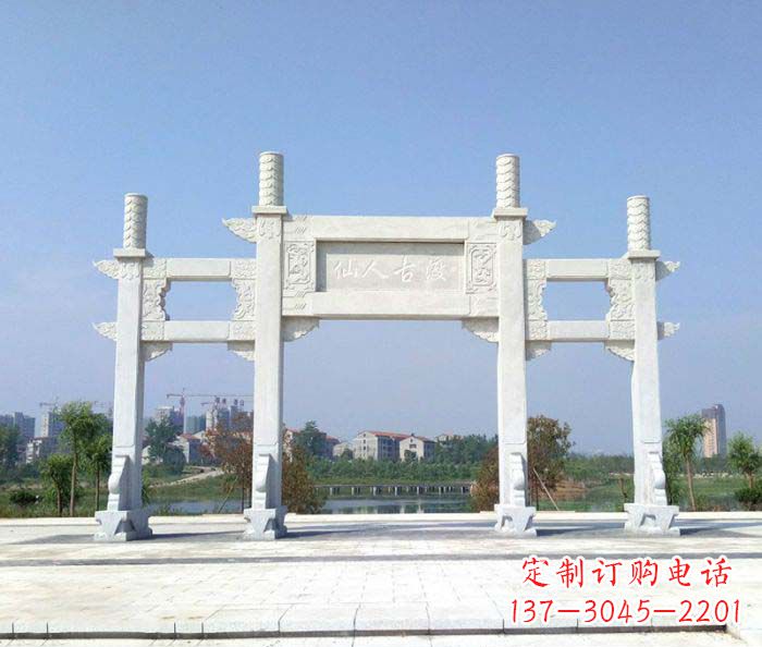 内江精美牌楼石雕,给你传统文化的享受