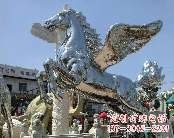 内江中领雕塑定制的飞马雕塑