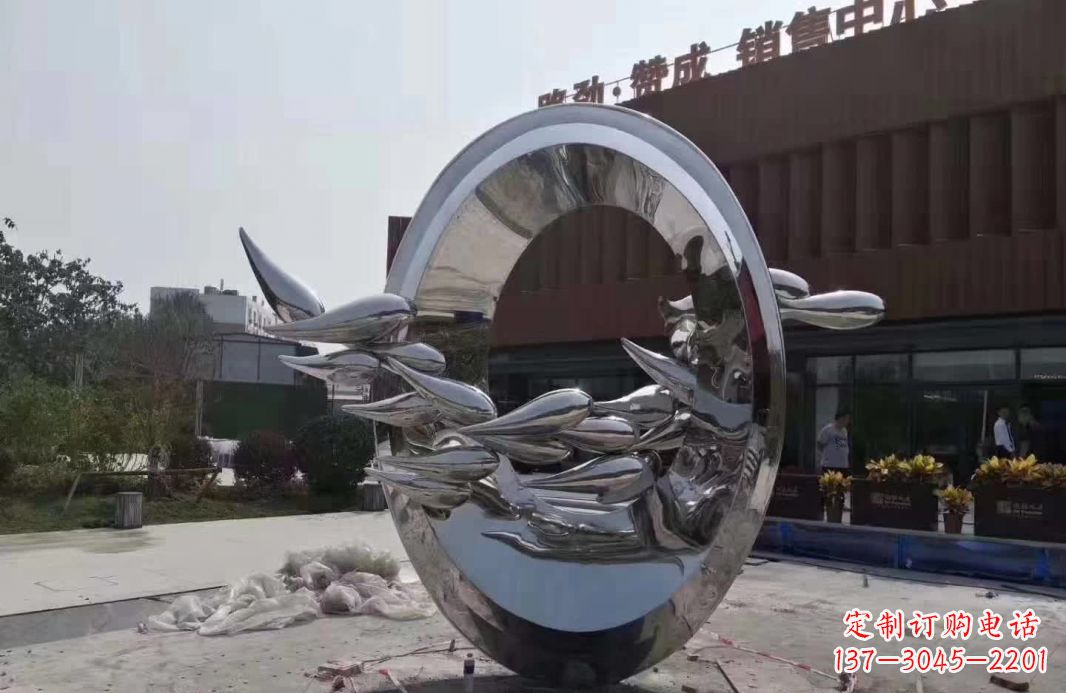 内江艺术级镜面不锈钢龙雕塑
