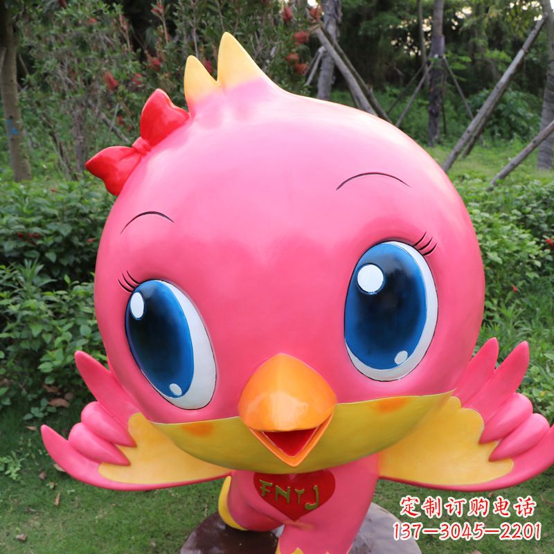 内江中领雕塑精致玻璃鸽子雕塑