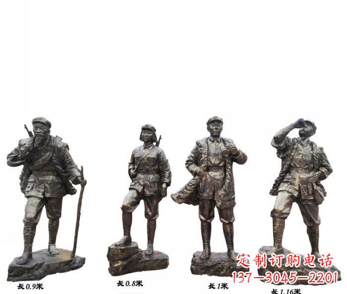 内江专注制作抗战红军青铜雕塑